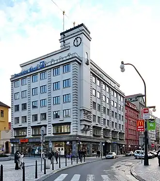 Palác Riunione Adriatica di Sicurtà, Praha, 1932