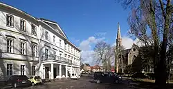 Zámek Roßla, místo zásnub hr. Manfreda Collalto s Theklou, princeznou Ysenburg-Büdingen