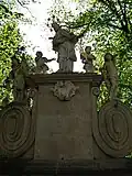 Rožmitál na Šumavě, sousoší svatého Jana Nepomuckého.jpg