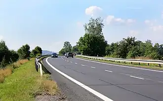 Silnice I/21 u Františkových Lázní