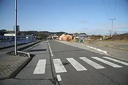 Hlavní silnice v Podhájí