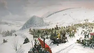 Robert Hauk: bitva u Červené Hory