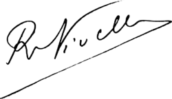 Robert Nivelle – podpis