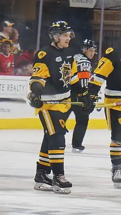Thomas za tým Hamilton Bulldogs (2018)