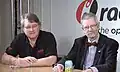 Tvůrci programovacího jazyka Erlang, Robert Virding (vlevo) a Joe Armstrong (2013)