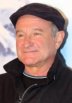 Robin Williams na premiéře filmu Happy Feet 2 v roce 2011