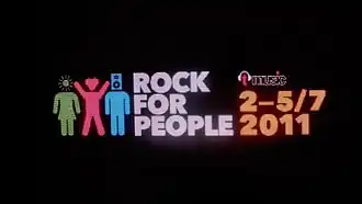 Nové logo Rock for People v roce 2011