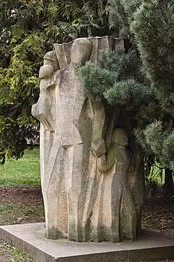 Socha rodičů s dětmi