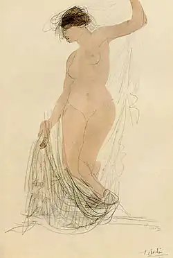 Auguste Rodin: Kresba (Akt), Camera Work č. 39, 1912