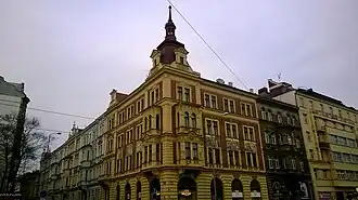 Roh domu v Nerudově ulici