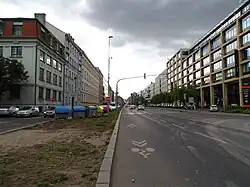 bývalé Tovární knihařství Nožička - rohový dům vlevo