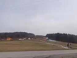 Rohy při pohledu od silnice Brloh – Chvalšiny