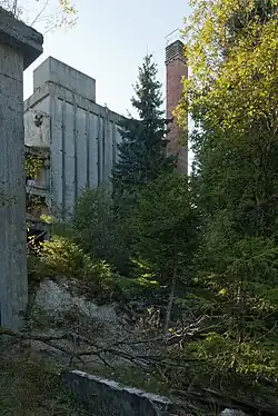 Skelet bývalé úpravny rud