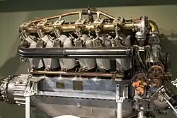 Rolls-Royce Eagle Mk.VIII vystavený v kanadském Canada Aviation Museum