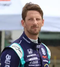 Romain Grosjean na okruhu Road America v sérii IndyCar (2021)