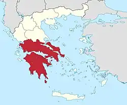 Arcidiecéze Athény na mapě