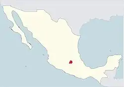 Diecéze Atlacomulco na mapě