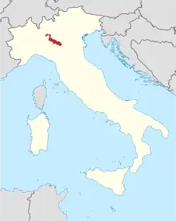 Diecéze cremonská na mapě