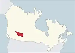 Arcidiecéze Edmonton na mapě