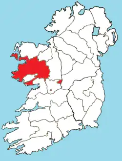 Arcidiecéze Tuam na mapě