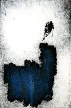 Cesta, kombinovaná-technika 23x15 cm (1965)