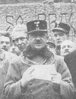 Setník Jaroslav Rošický v říjnu 1918