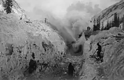 Rotační sněhový pluh, 1910