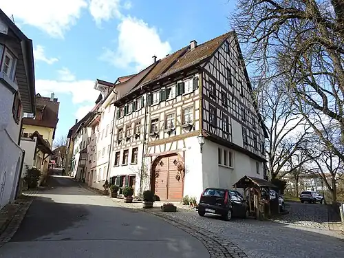 Hrázděný dům v Lorenzgasse