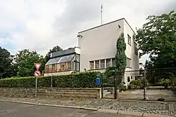 Vila v Máchově ulici v centru Roudnice n. L.