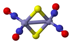 anion Roussinovy červené soli, [Fe2S2(NO)4]2−
