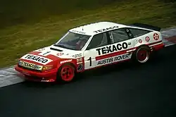 Rover SD1 Vitesse stáje Tom Walkinshaw Racing na Nürburgringu, 1985 (posádka Walkinshaw-Percy)