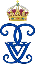 Královský monogram krále Gustava V.