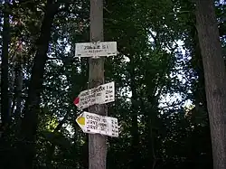 rozcestník Zálesí