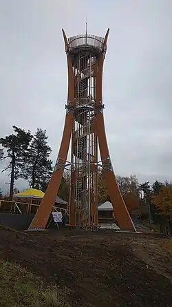 Rozhledna Hamštejn u obce Koberovy