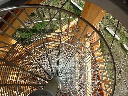 Točité ocelové schodiště