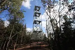 Rozhledna Žaltman na vrcholu