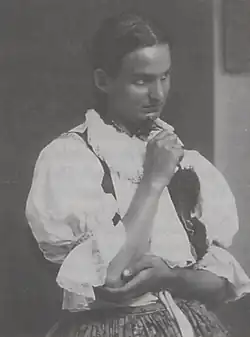 Rozka Falešníková (počátkem 20. let 20. století)