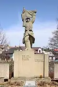 Socha legionáře (1933) v Rožmitále pod Třemšínem
