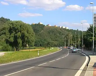 Roztocká ulice podél Vltavy