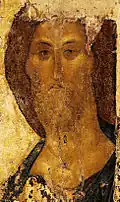 Kristus – vykupitel asi 1410 (Treťjakovská galerie, Moskva)