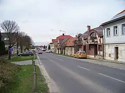 Masarykova ulice, osa Rudné