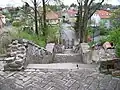 Schodiště od kostela
