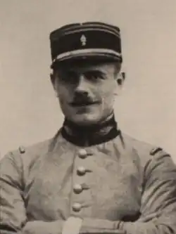 Rudolf Audritzký jako důstojník Roty Nazdar (1914)