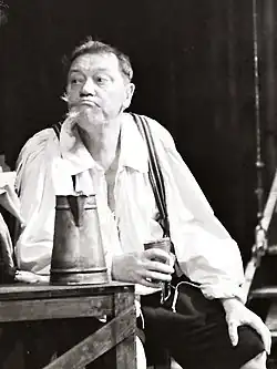 Rudolf Hrušínský v Národním divadle v roce 1988