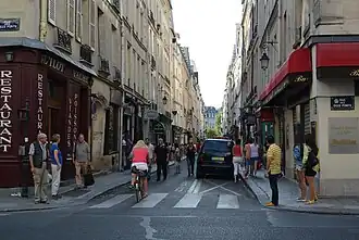 Pohled do západní části ulice