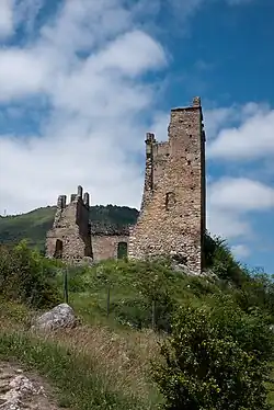 pohled na hrad Miglos