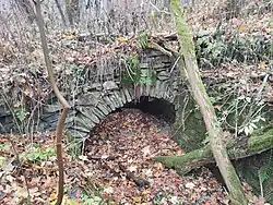 Ruiny zaniklého kamenného mostku