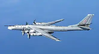 Tu-95MS Bear H RF-94130 u Skotska, 2014