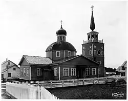 Ruská pravoslavná katedrála svatého Michaela, Sitka, asi 1908