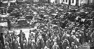 Ruští zajatci po bitvě u Tannenbergu